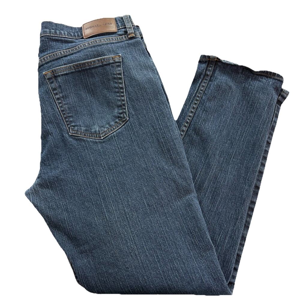 Michael Kors Grant Classic Fit Medium Wash Jeans Men’s 38x32 Denim Casual